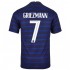 Camisola França Antoine Griezmann 7 Equipamento Primeiro Euro 2020 Manga Curta